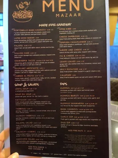 Menu 4