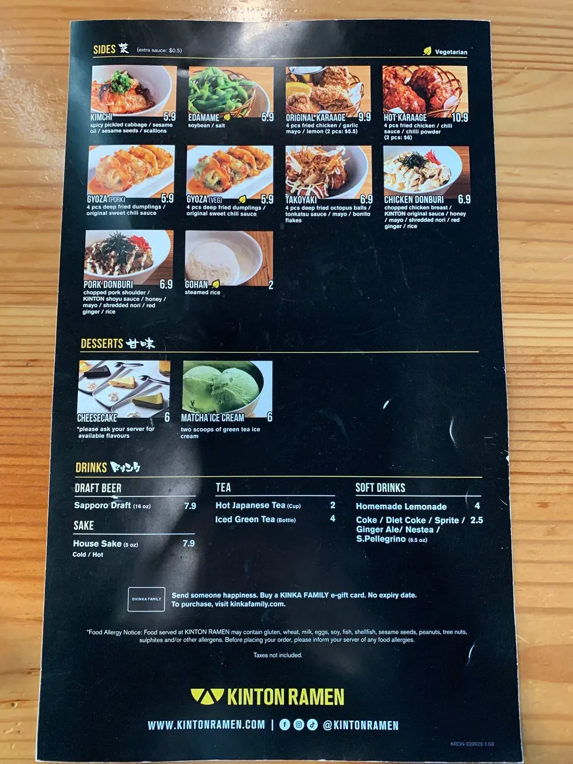 Menu 4