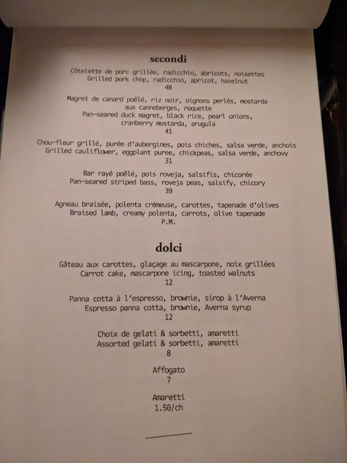 Menu 4