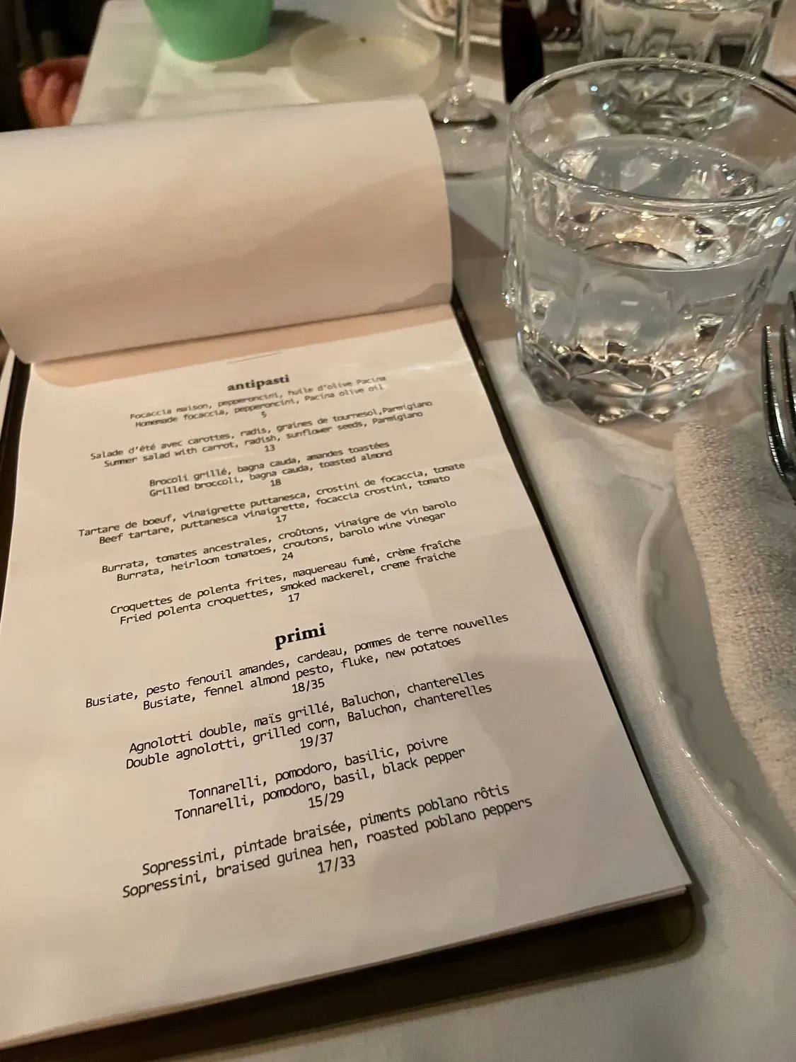 Menu 3