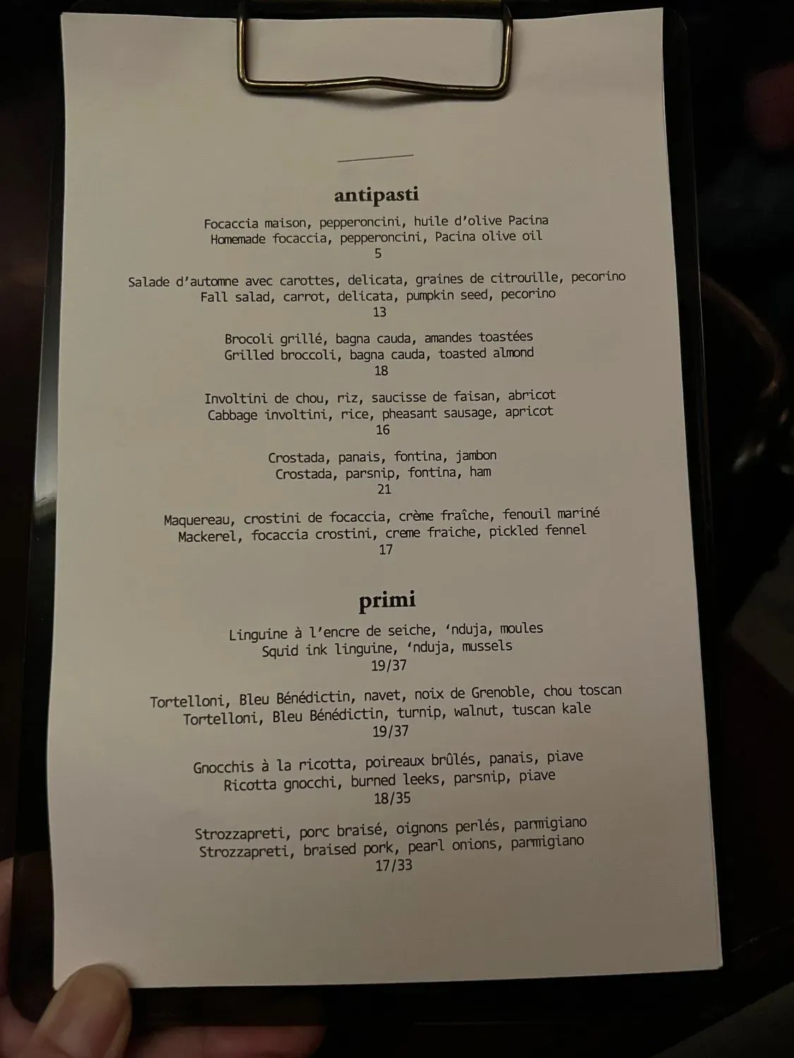 Menu 6