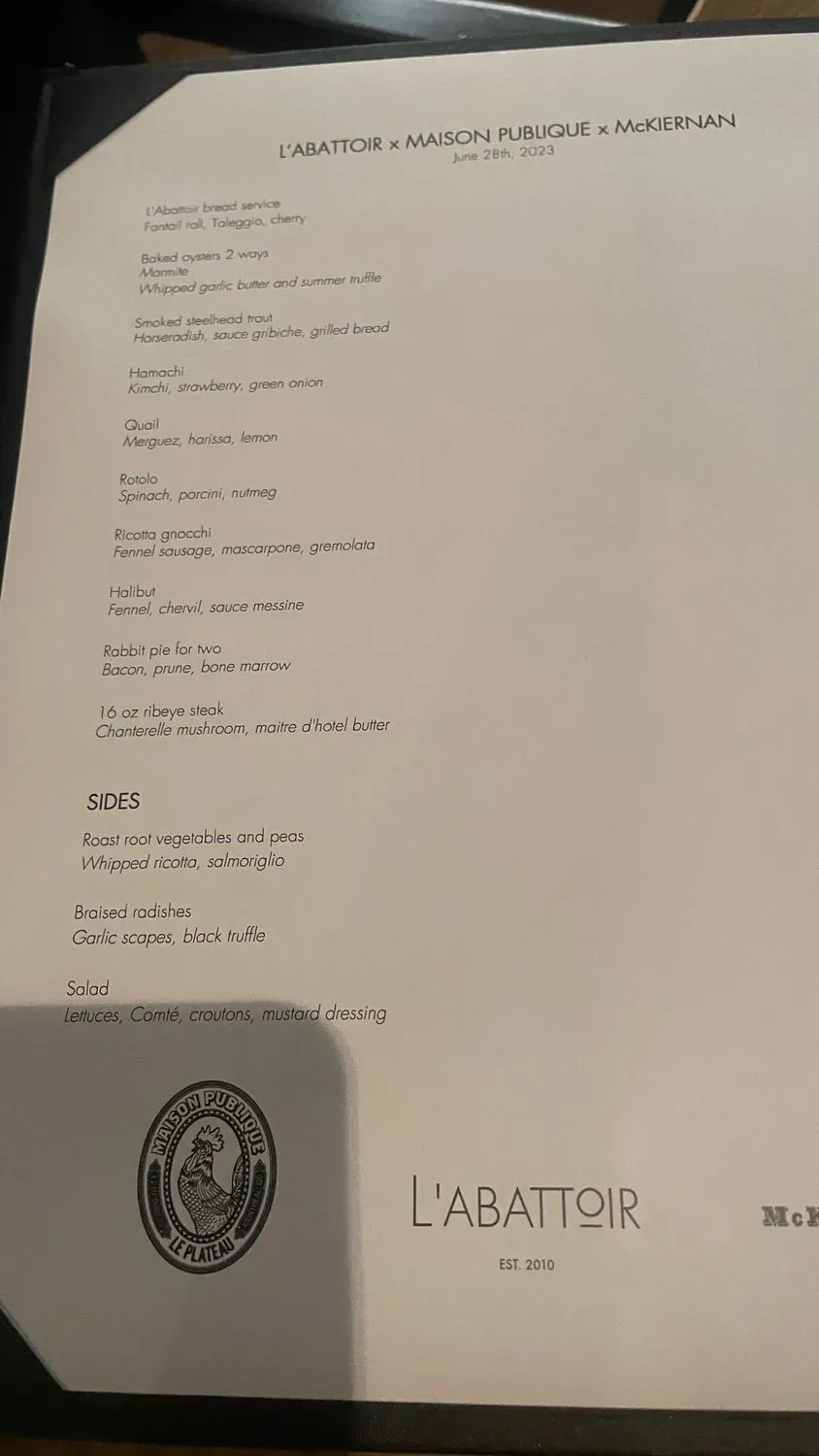 Menu 2