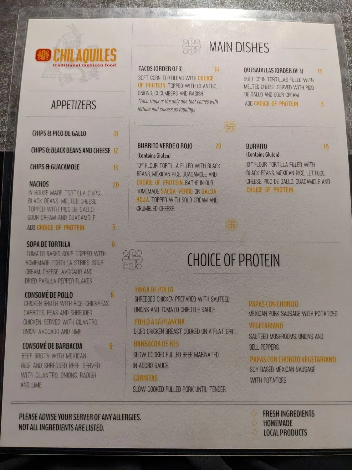 Menu 5