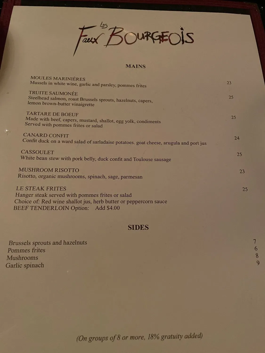 Menu 6