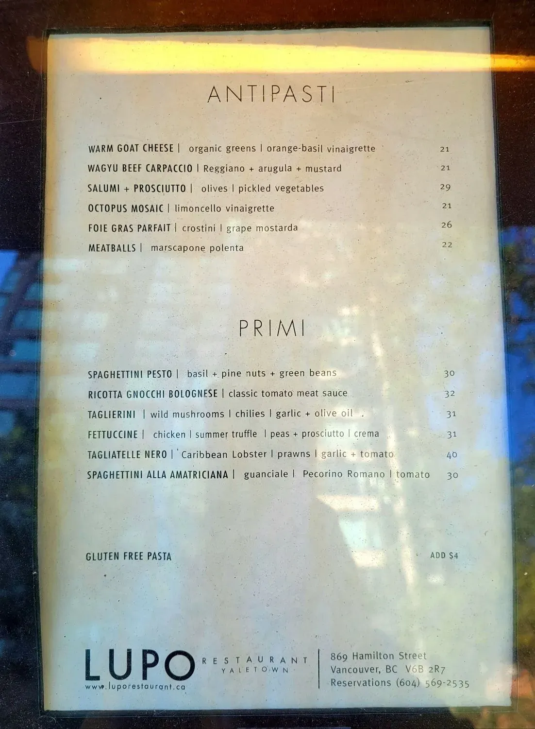 Menu 6