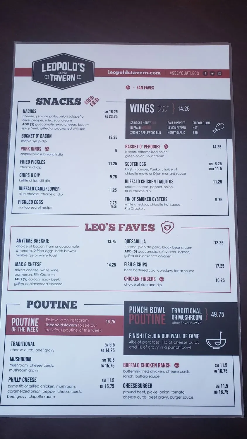 Menu 5