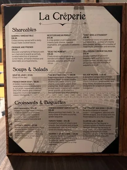 La Creperie Menu | LaSalle, ON | Checkle