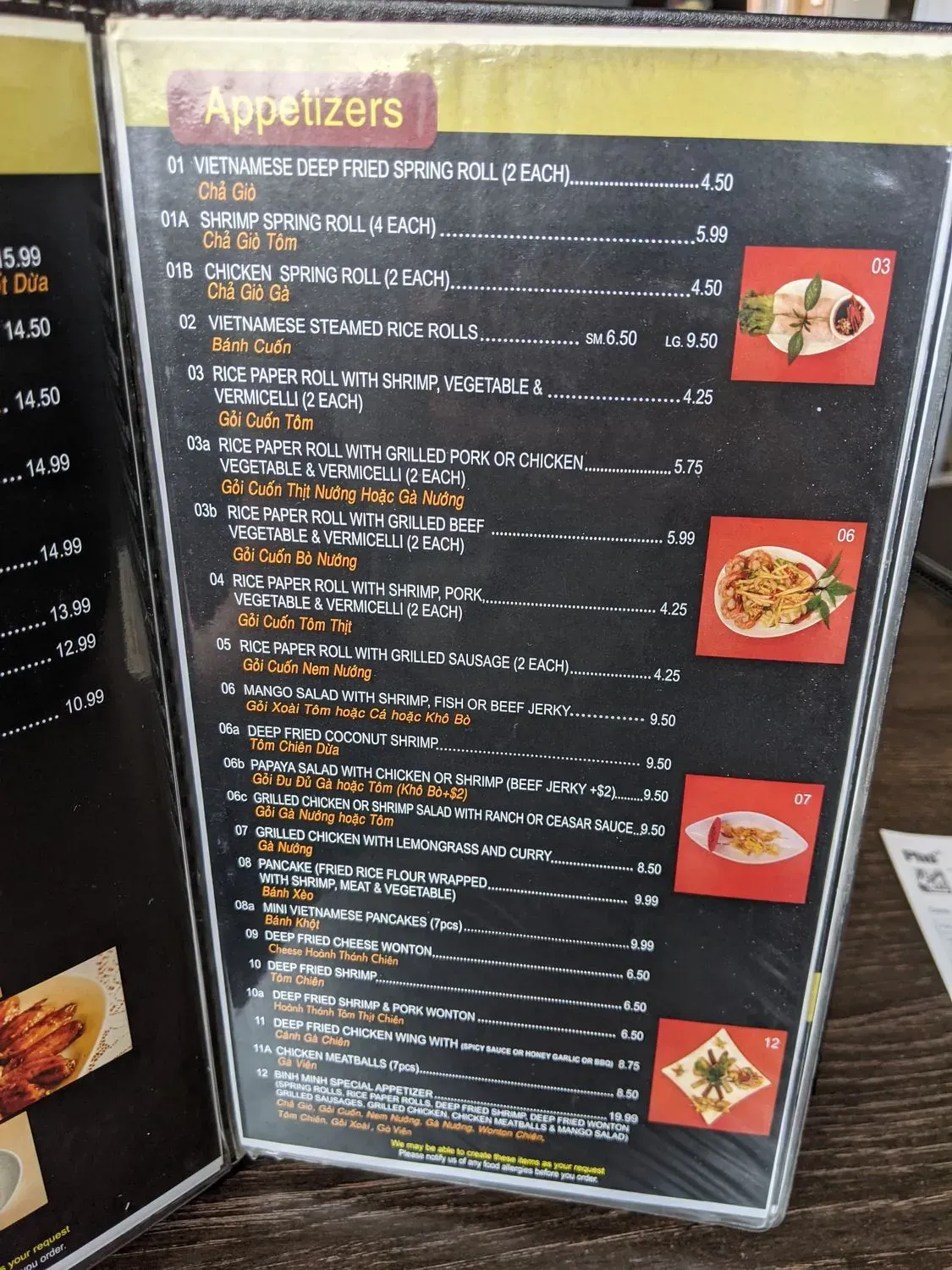 Menu 6