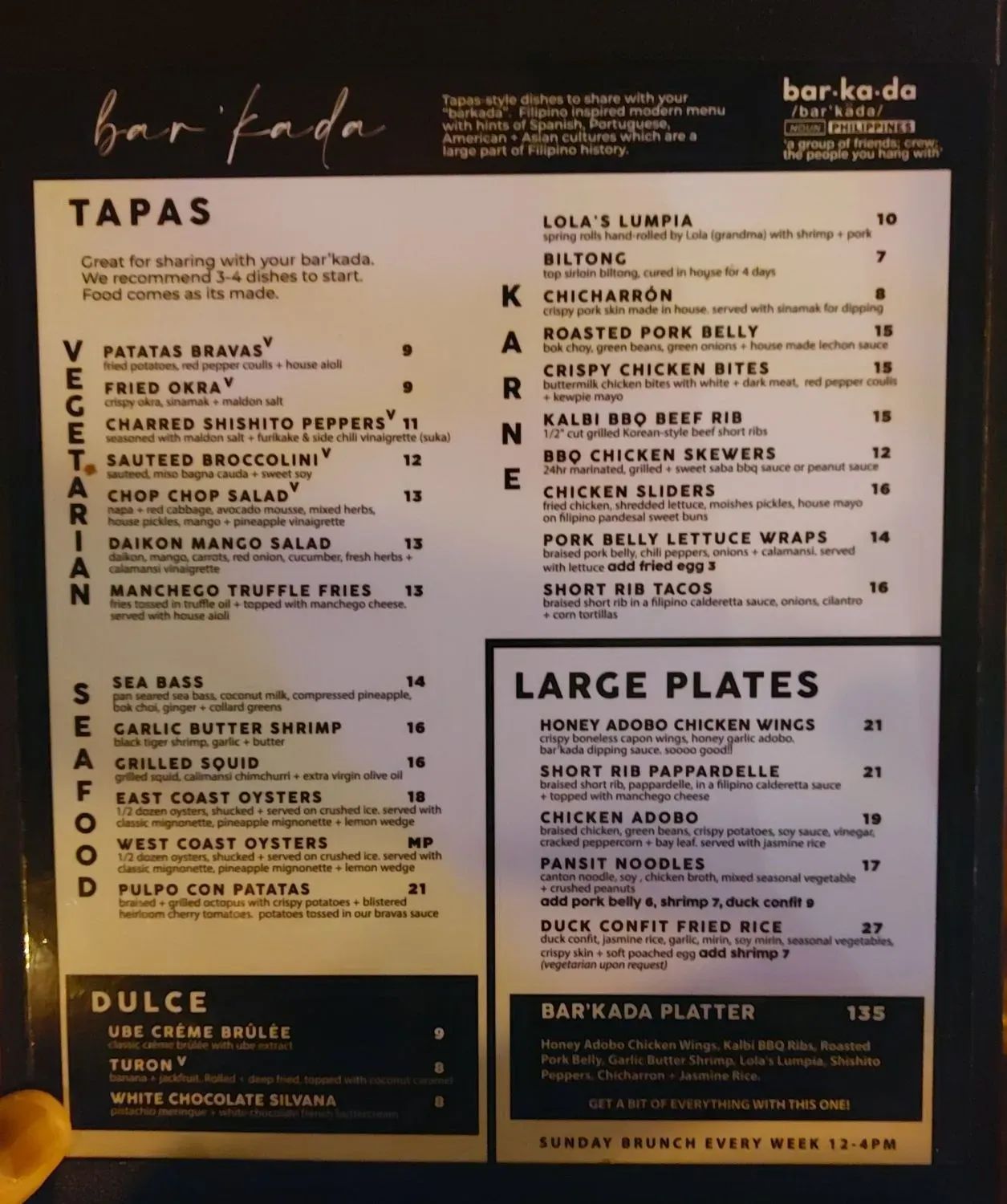 Menu 5