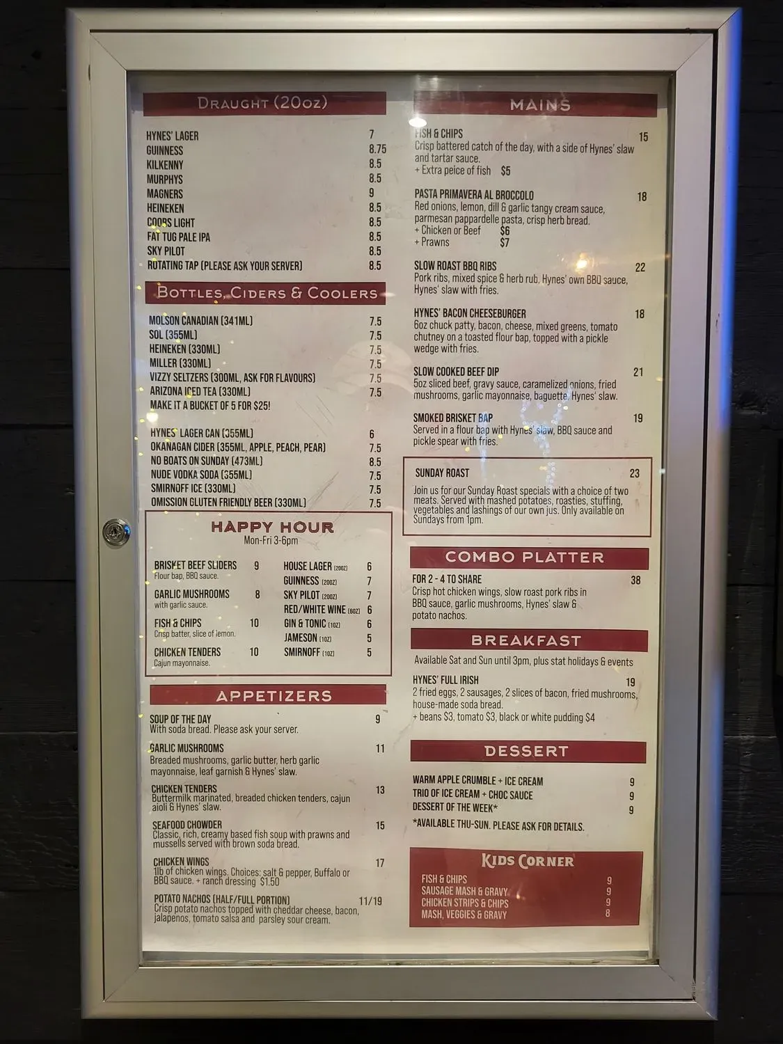 Menu 3