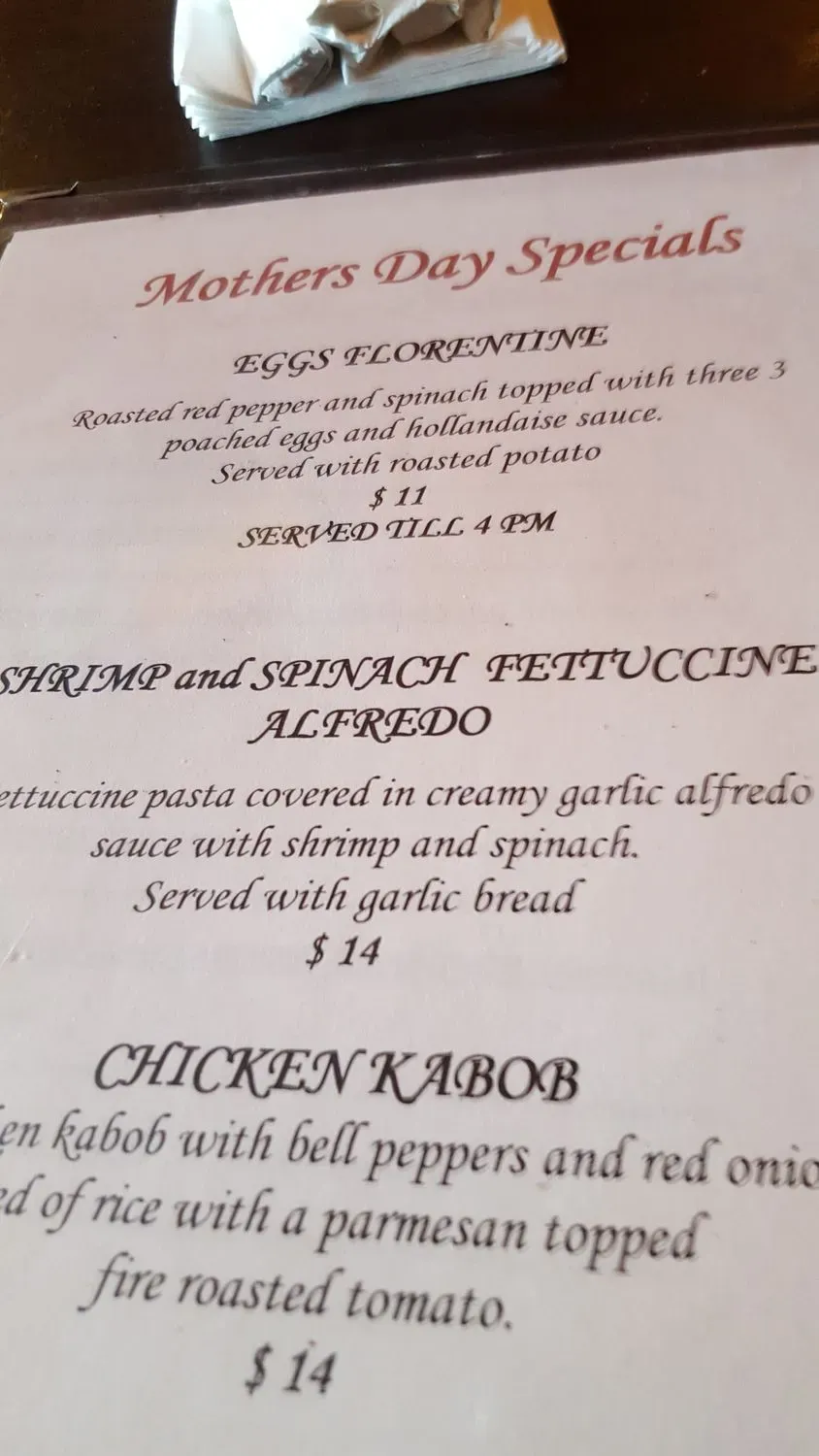 Menu 4