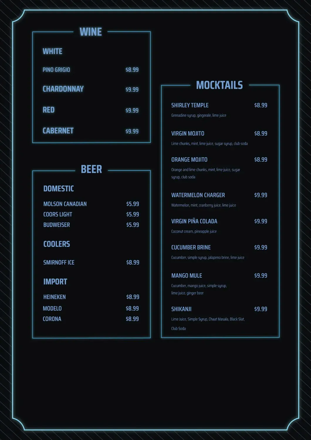 Menu 6