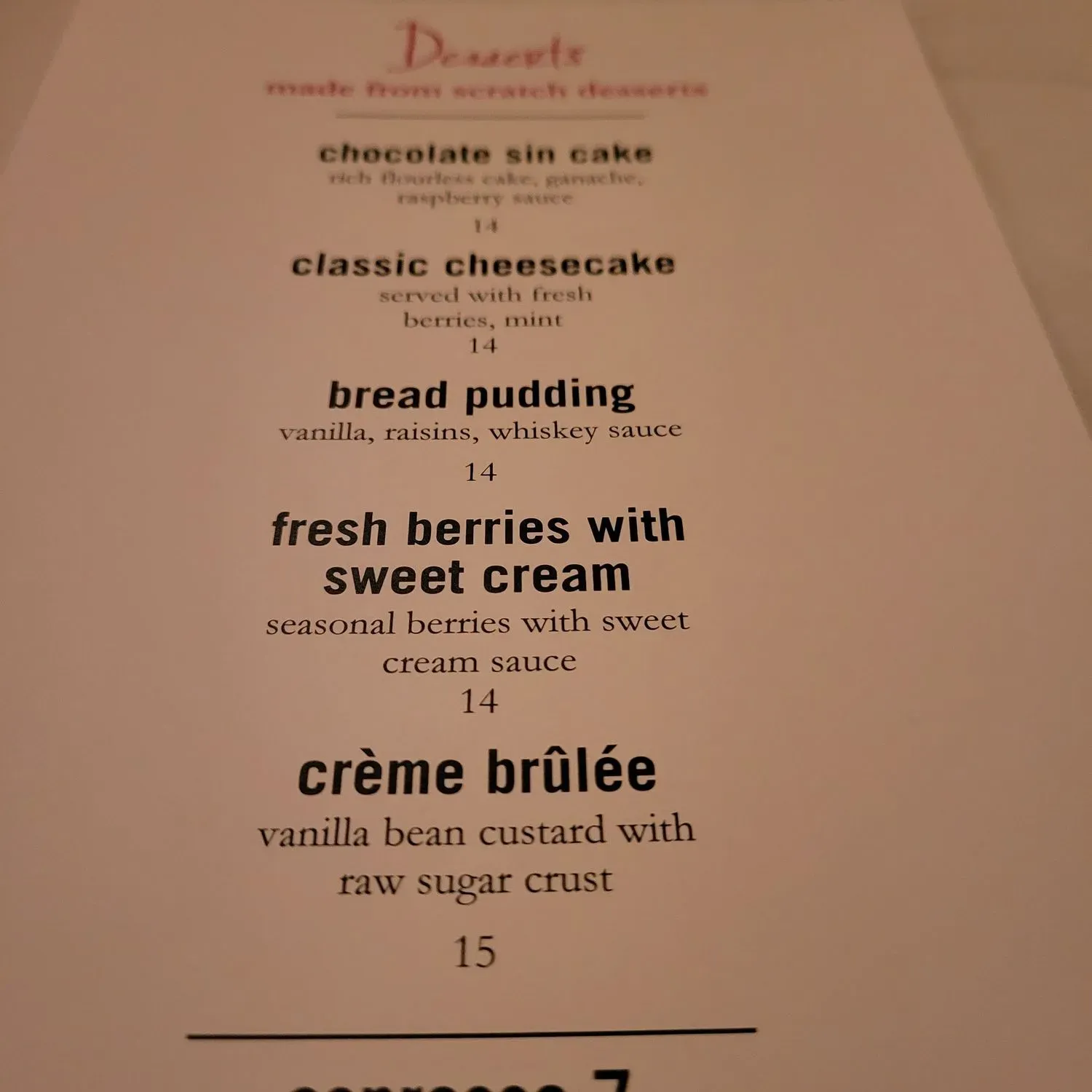 Menu 4