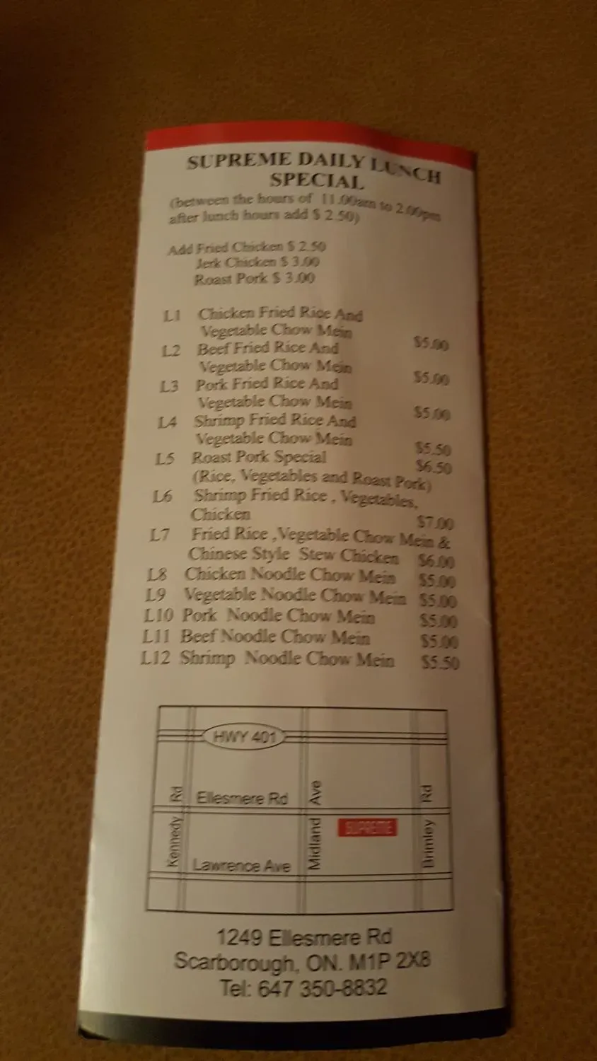 Menu 2