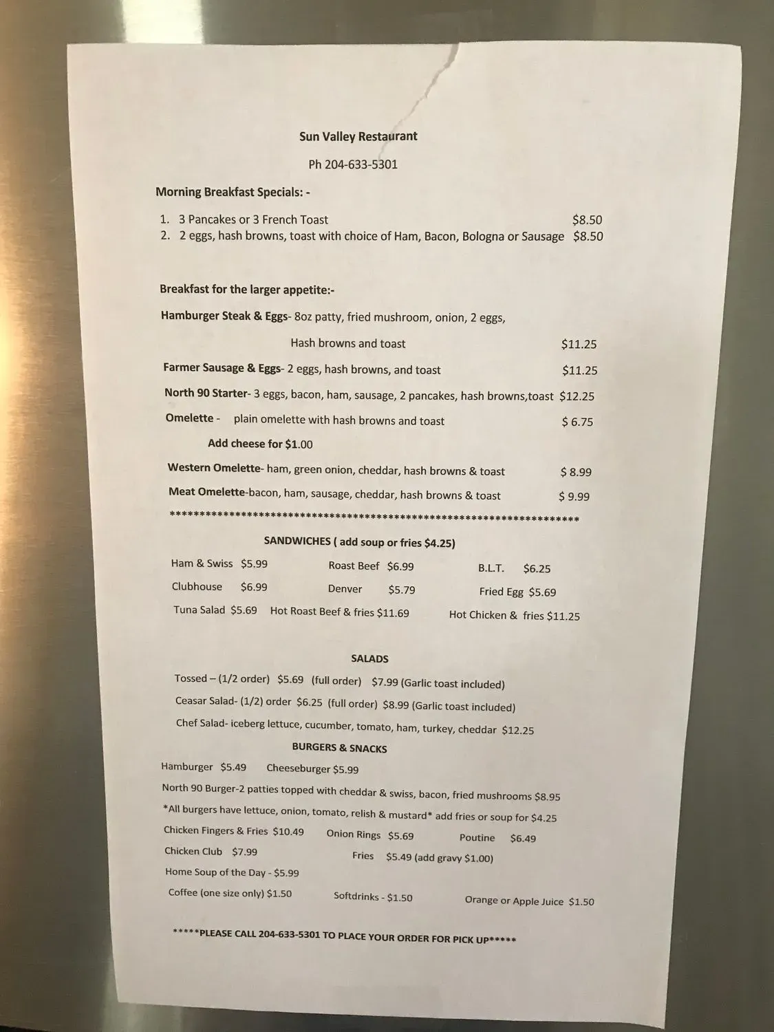 Menu 2