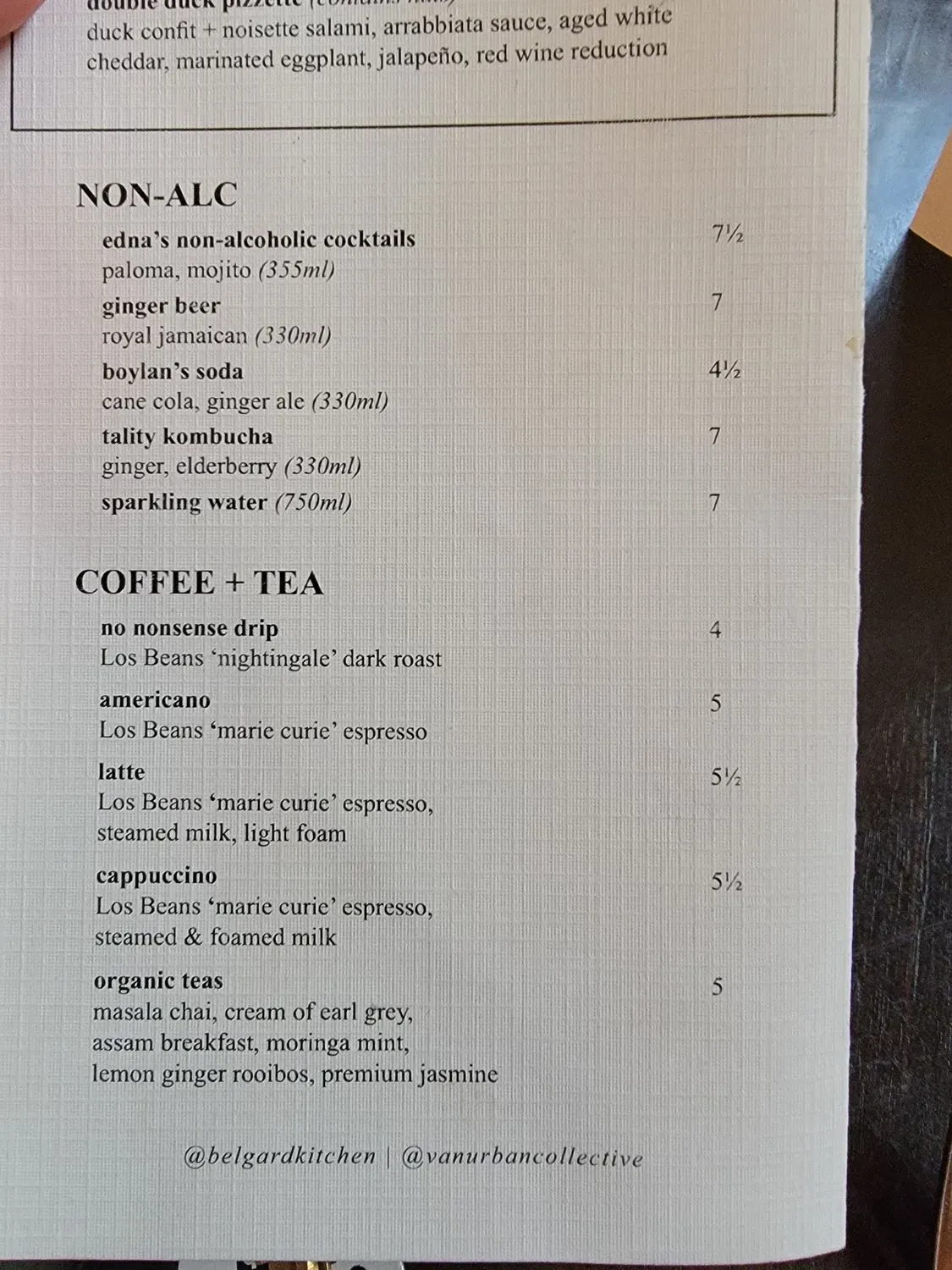 Menu 5