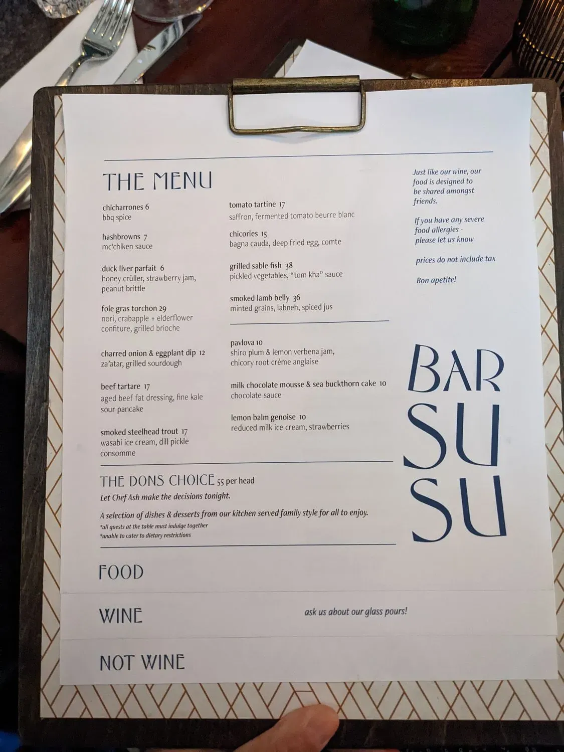 Menu 4