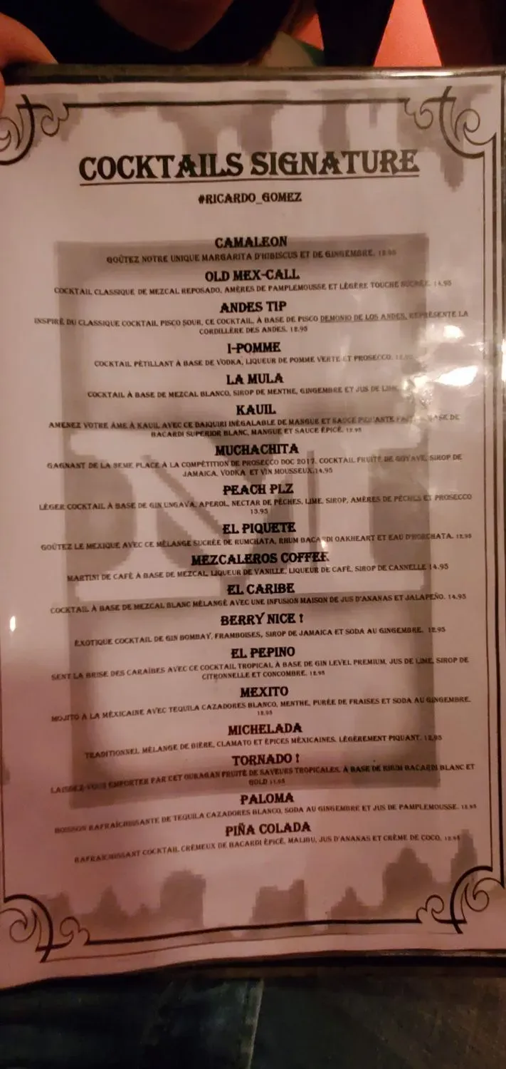 Menu 5