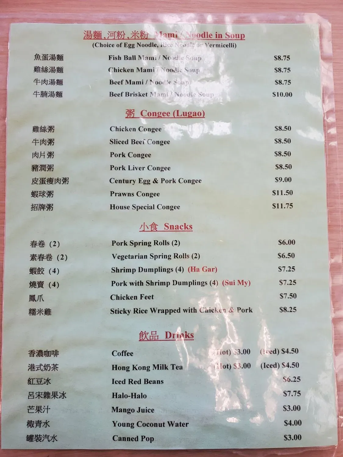 Menu 4