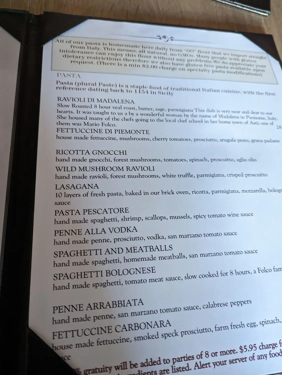 Menu 6