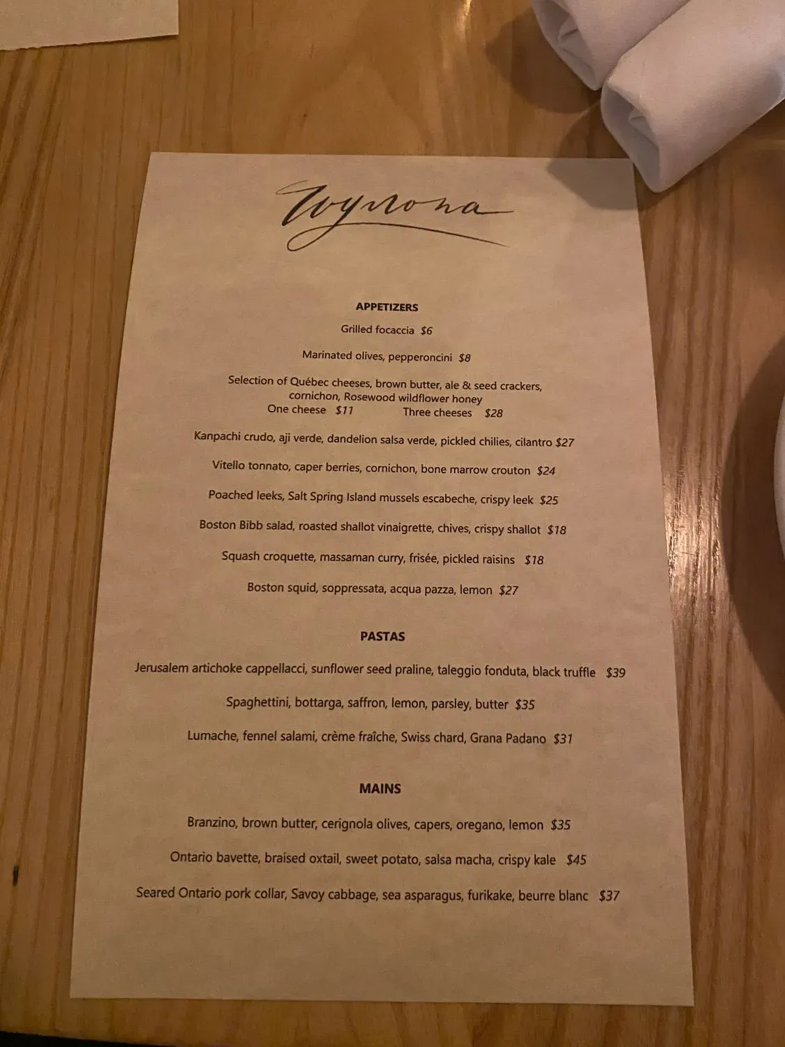 Menu 4