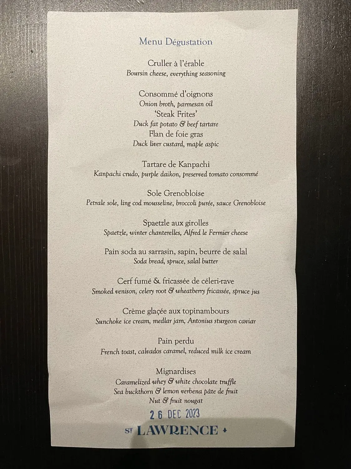 Menu 4