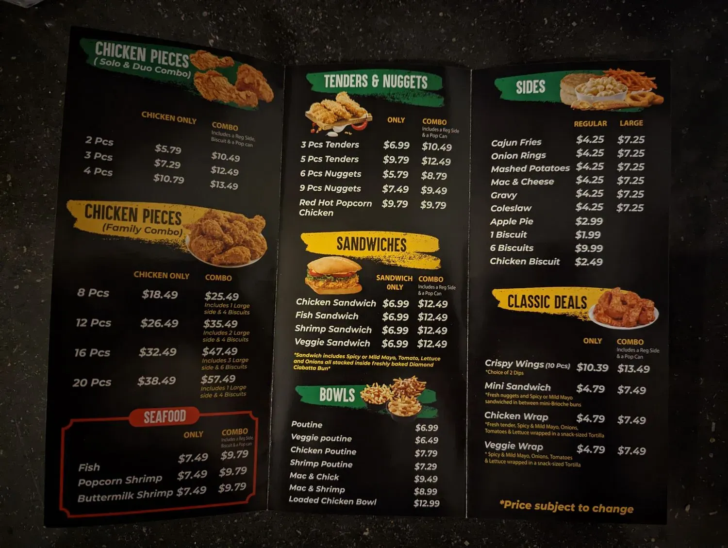 Menu 2