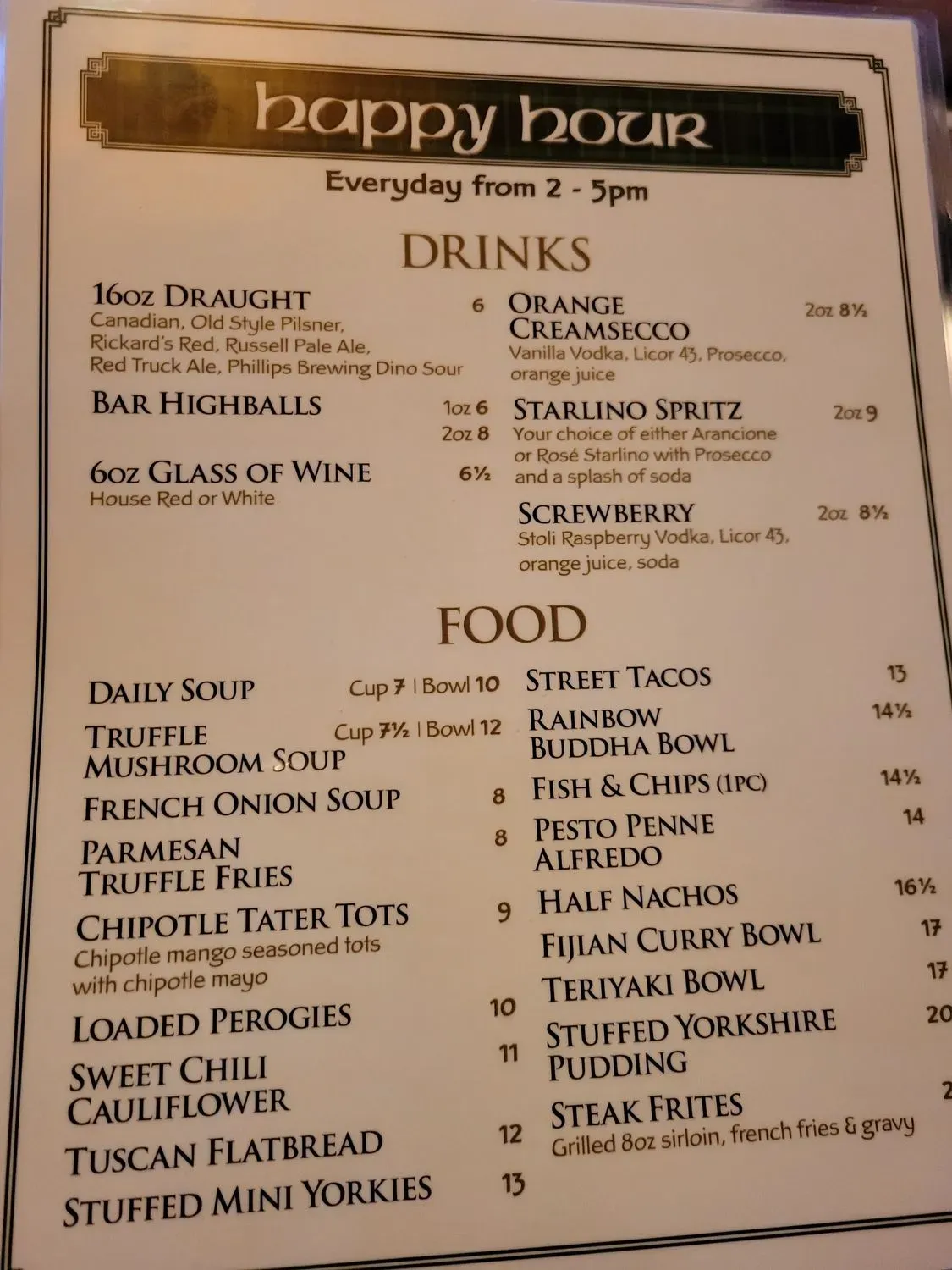 Menu 2