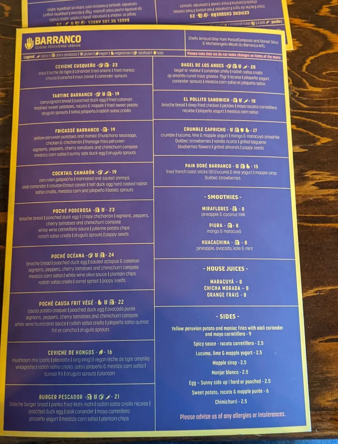 Menu 5