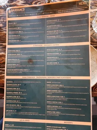 Menu 6