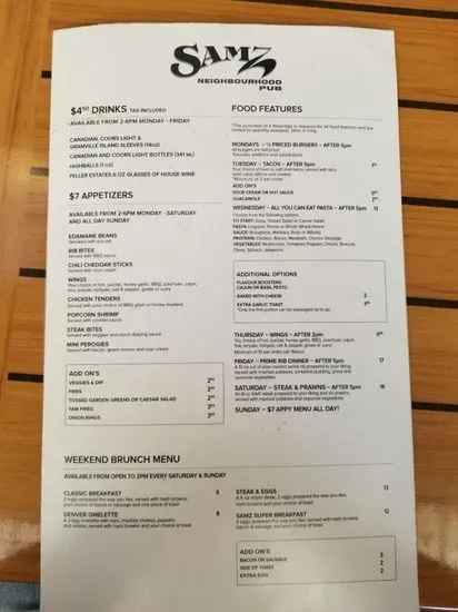 Menu 4