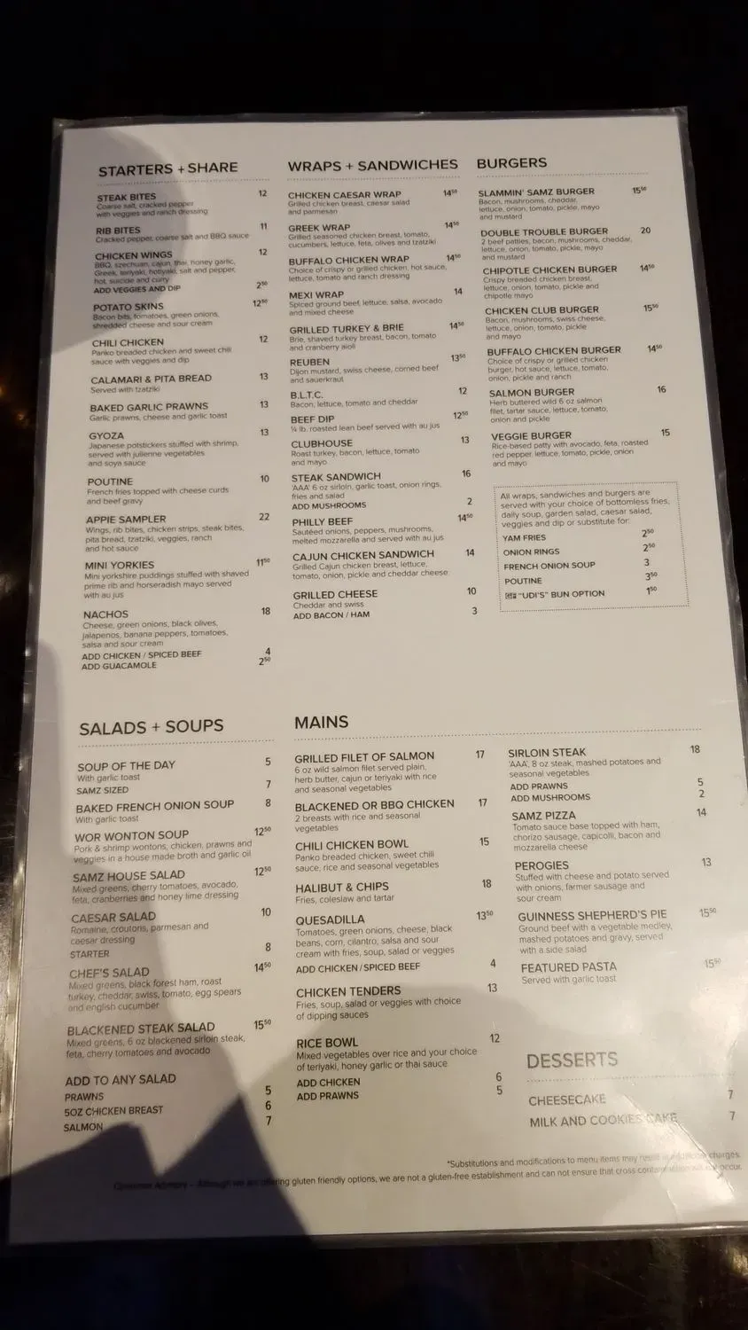 Menu 6