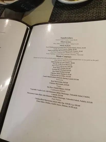 Menu 4