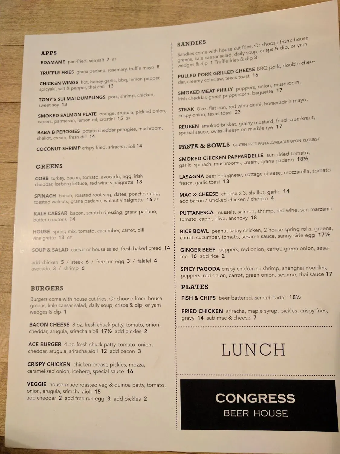 Menu 2