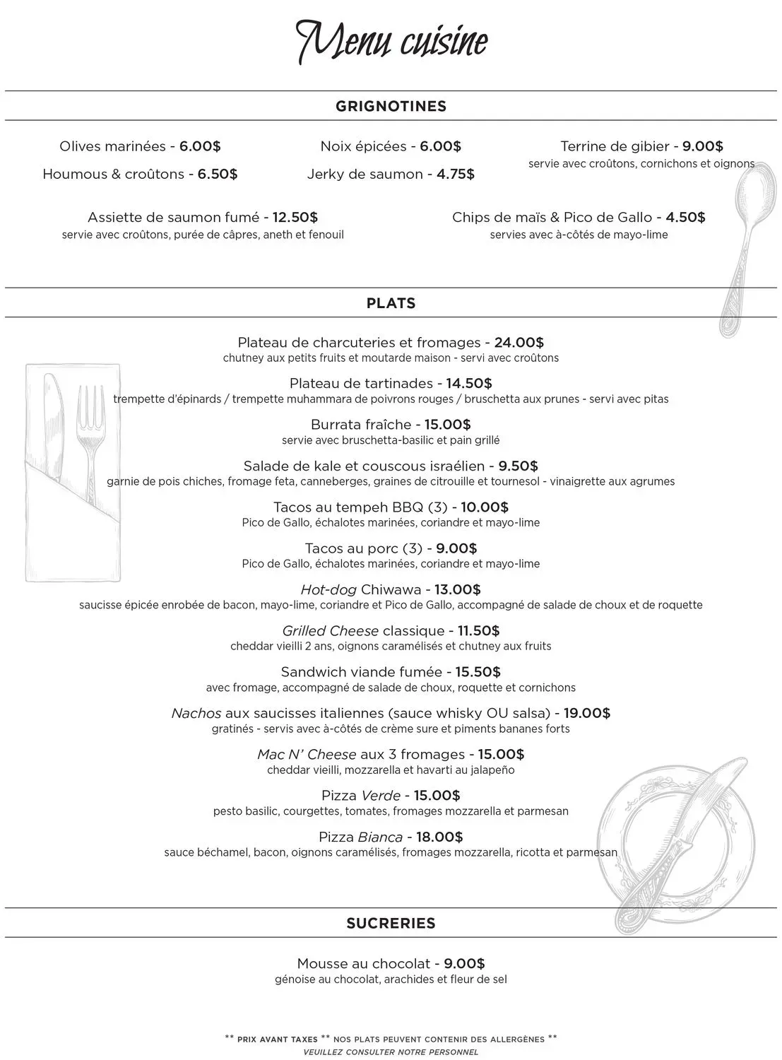 Menu 2