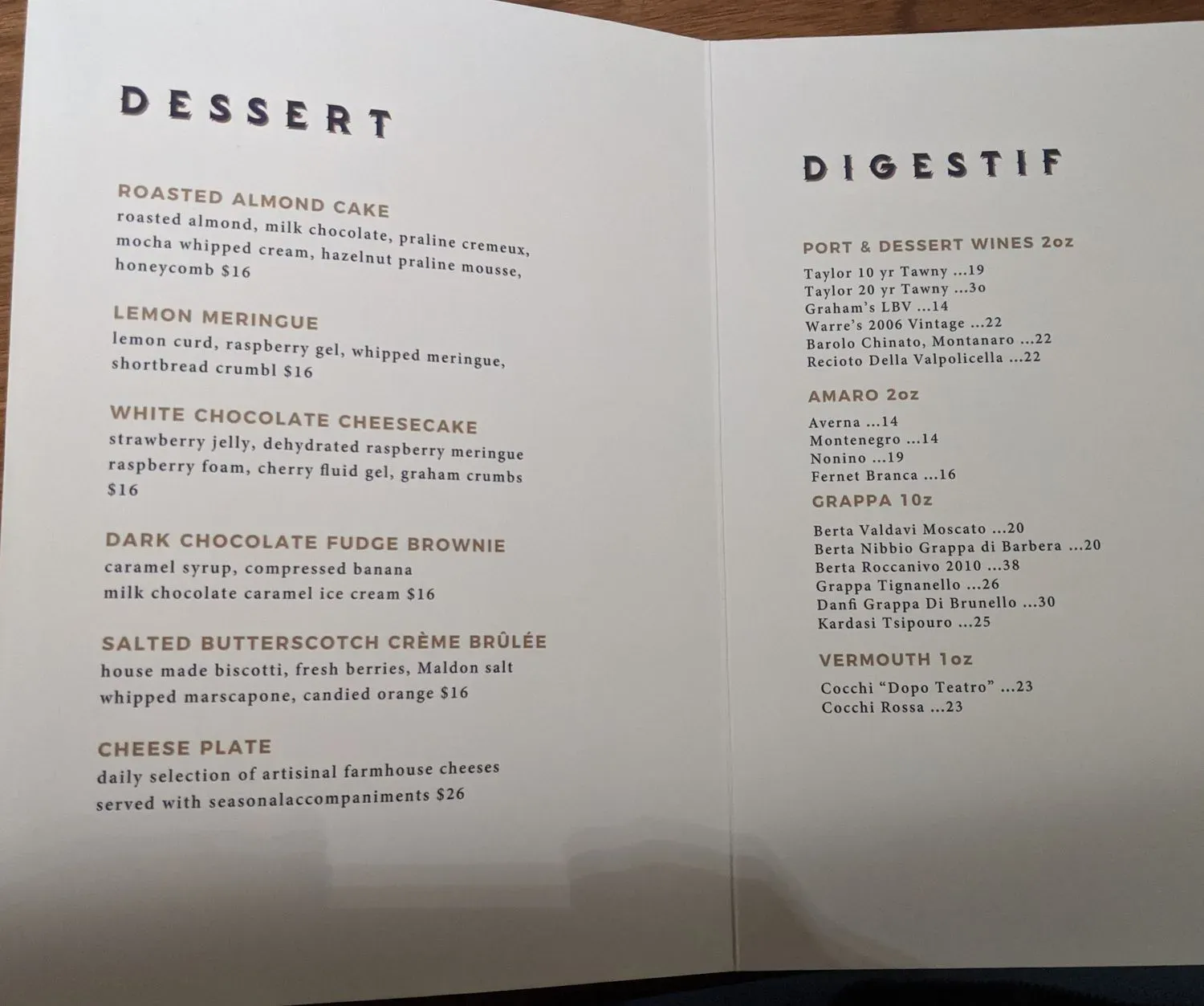 Menu 4