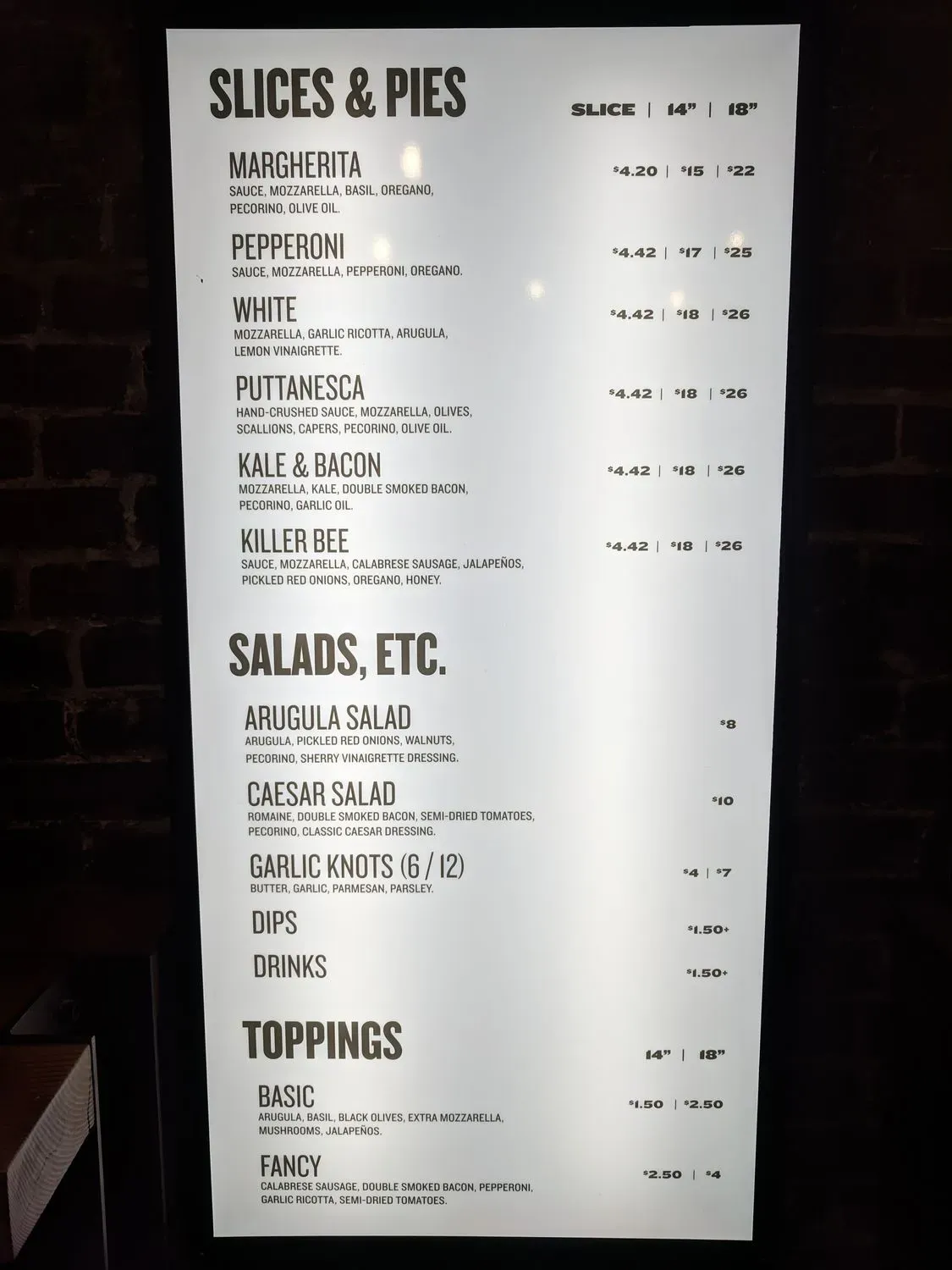 Menu 5