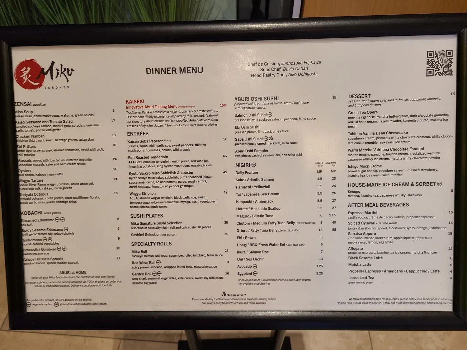 Menu 6