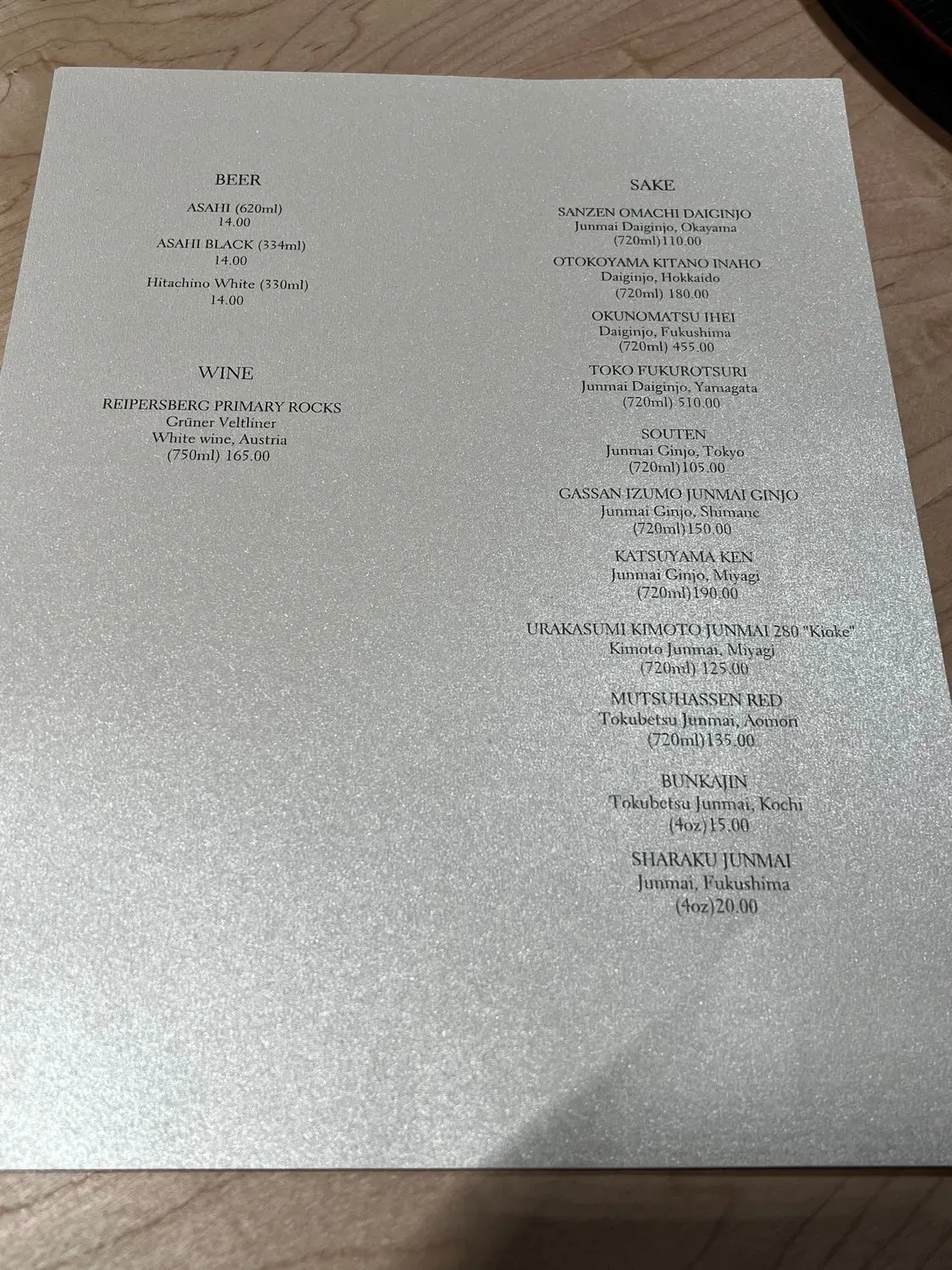 Menu 3