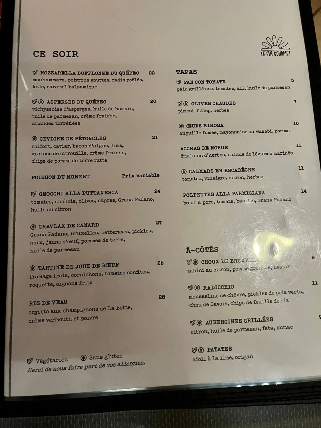 Menu 2