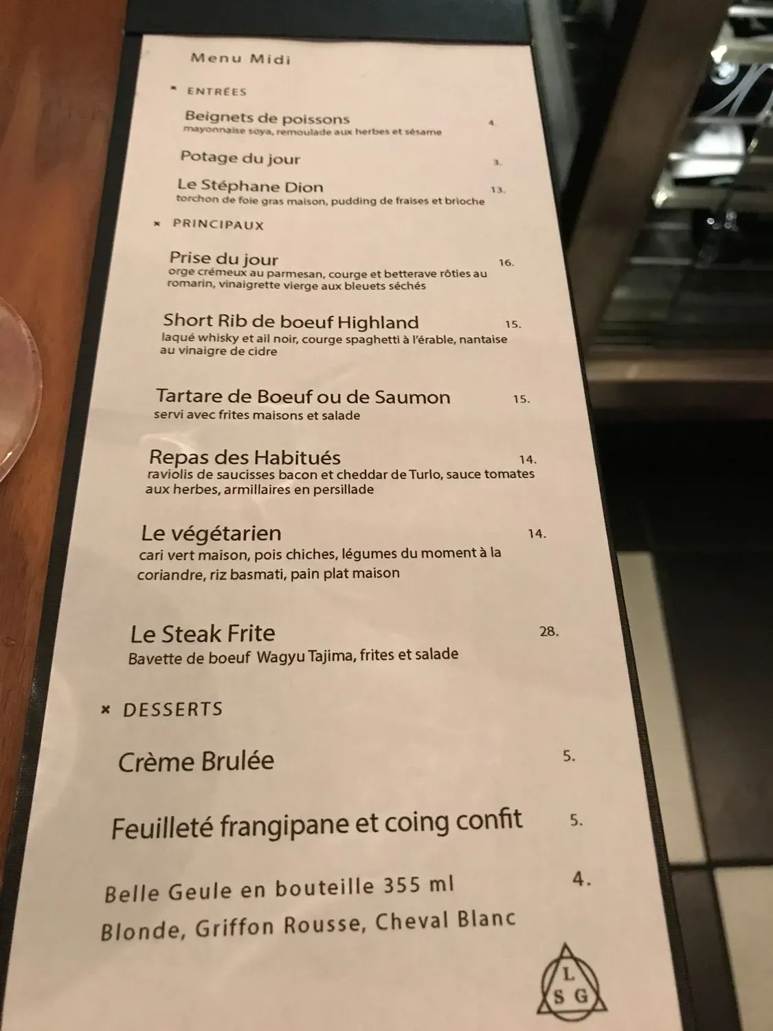 Menu 2