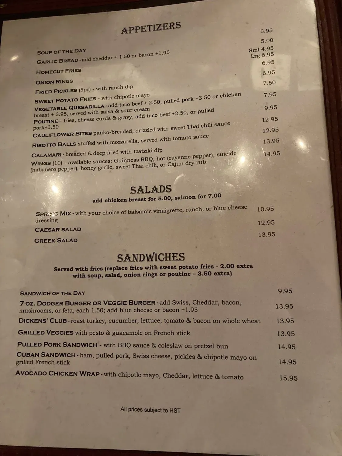 Menu 2