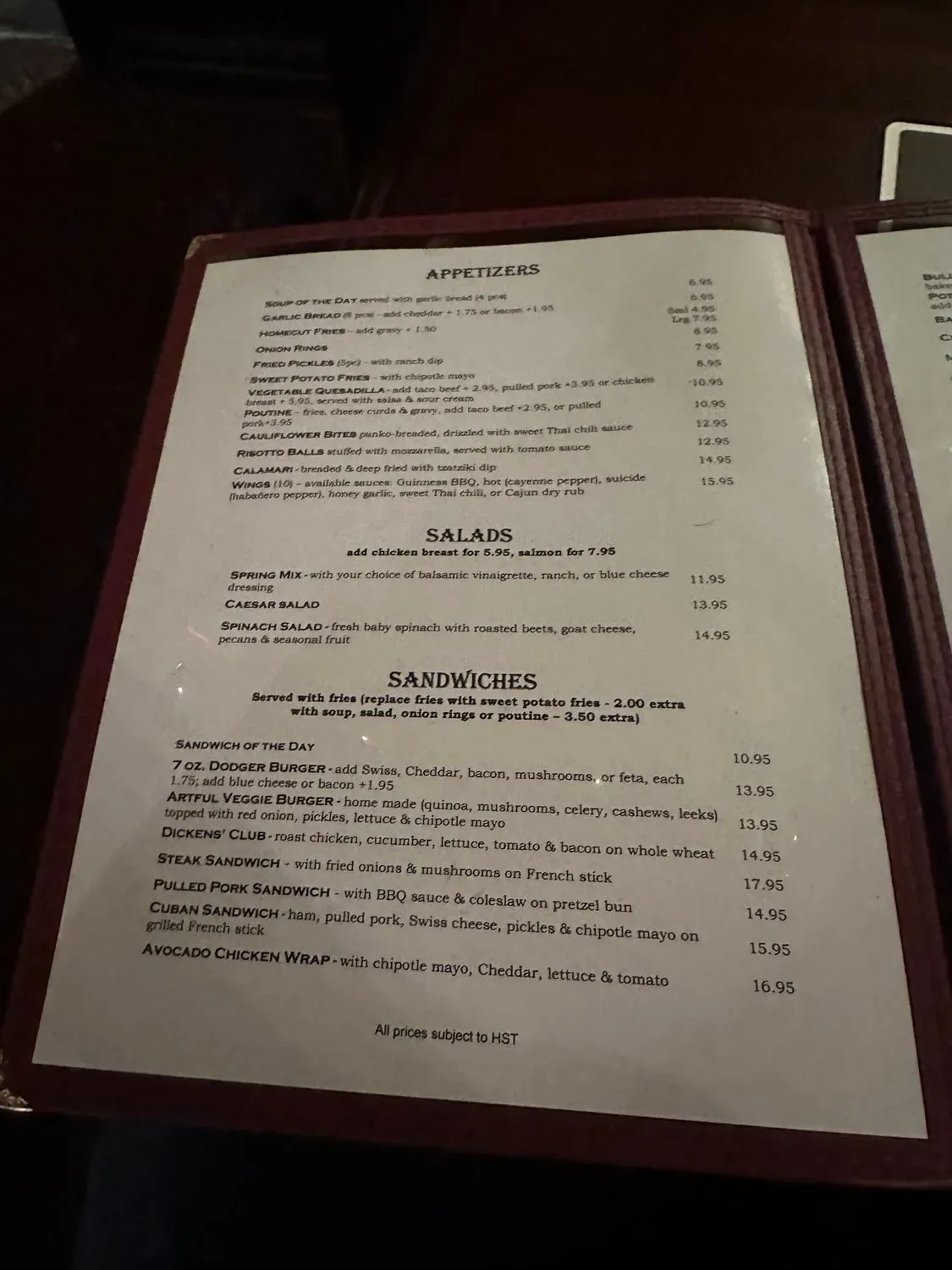 Menu 6