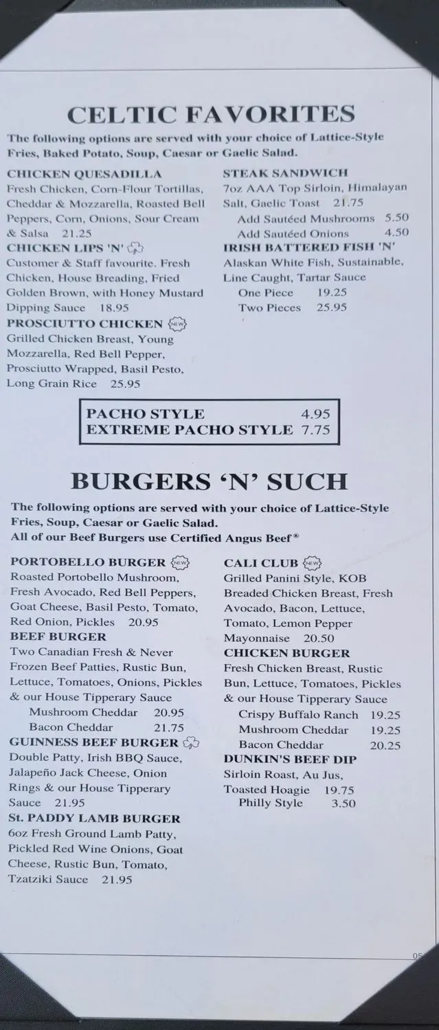 Menu 4