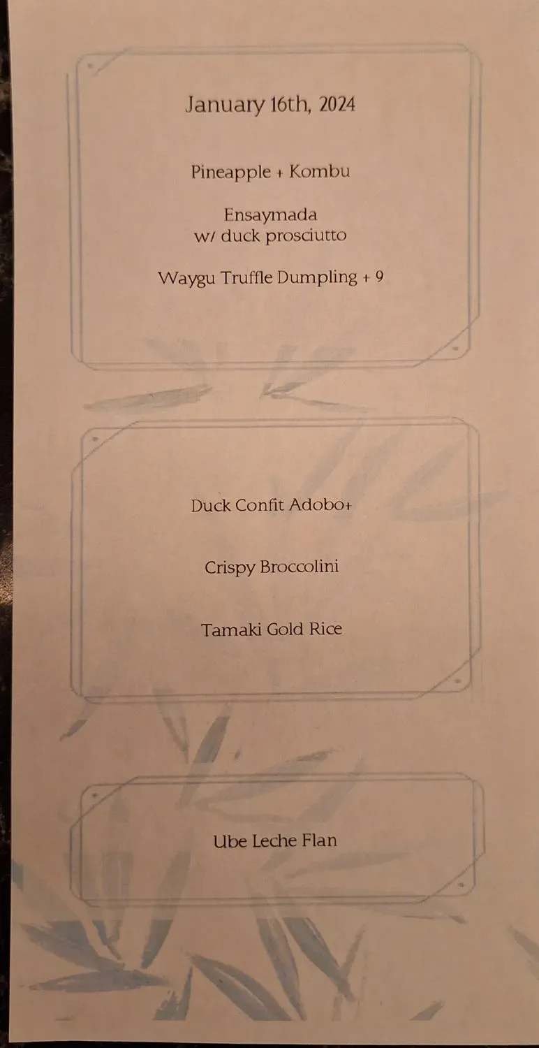 Menu 2