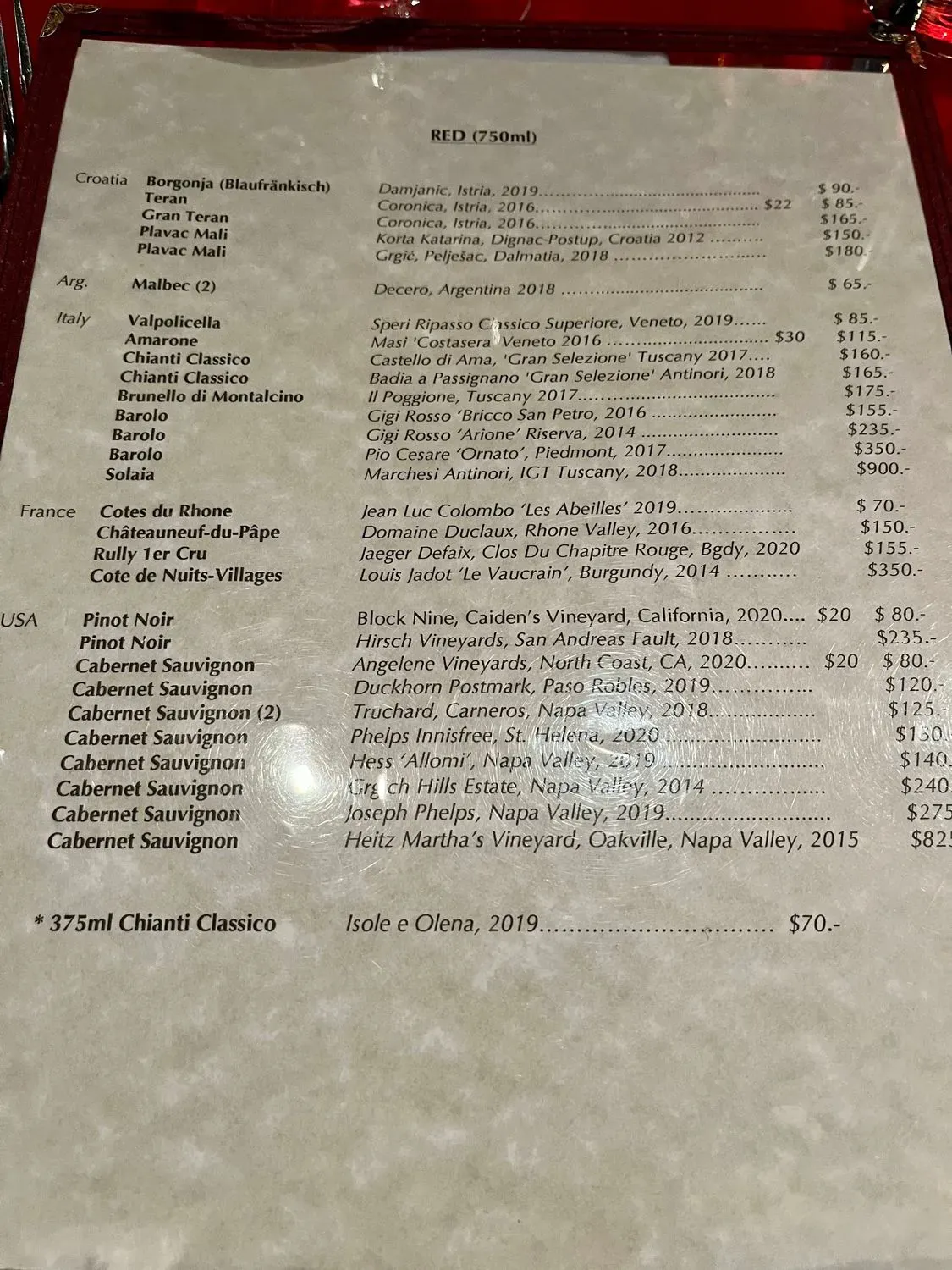 Menu 2