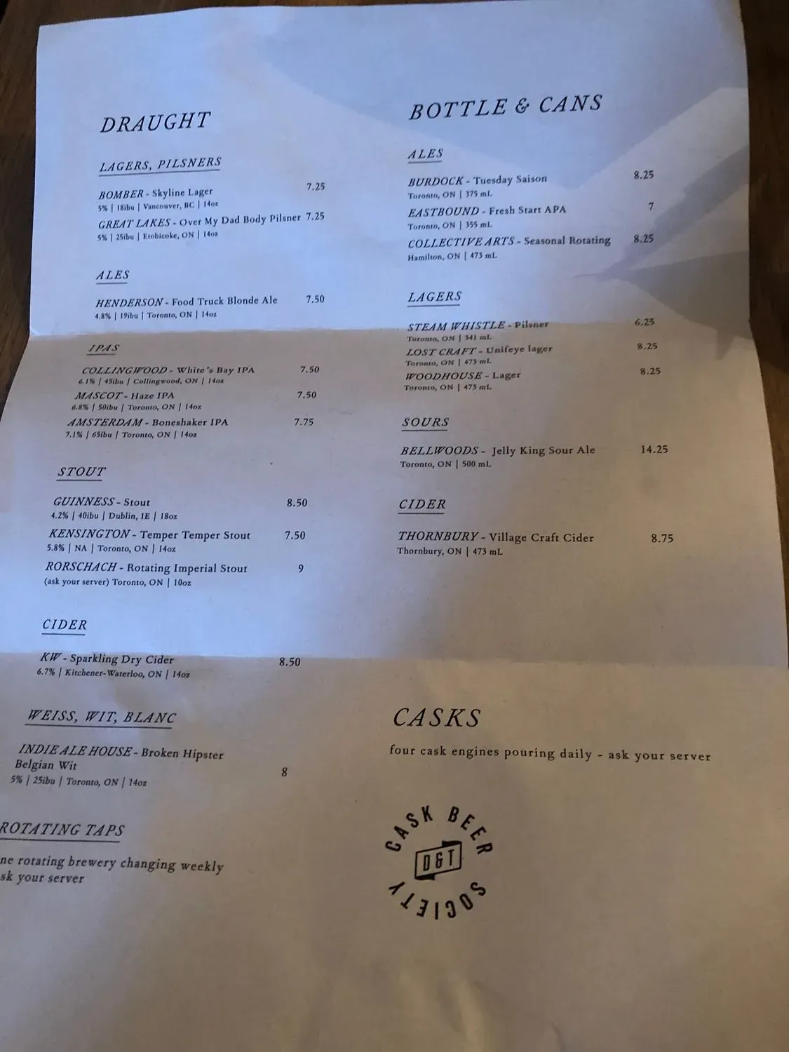 Menu 5