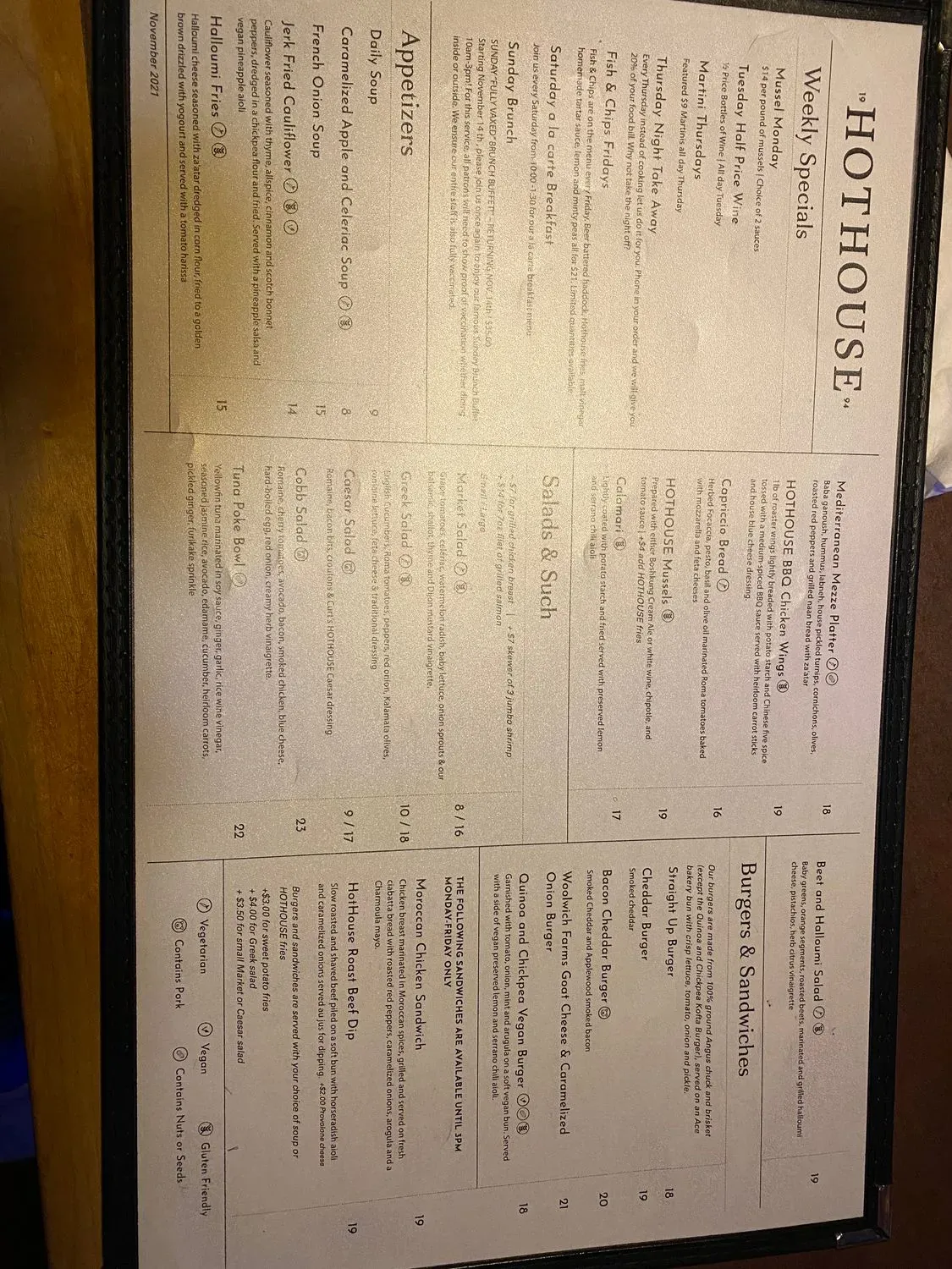 Menu 5