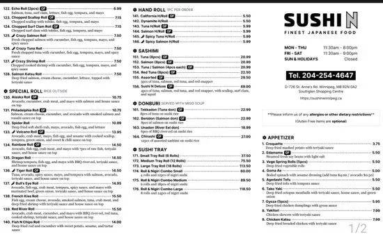 Menu 3