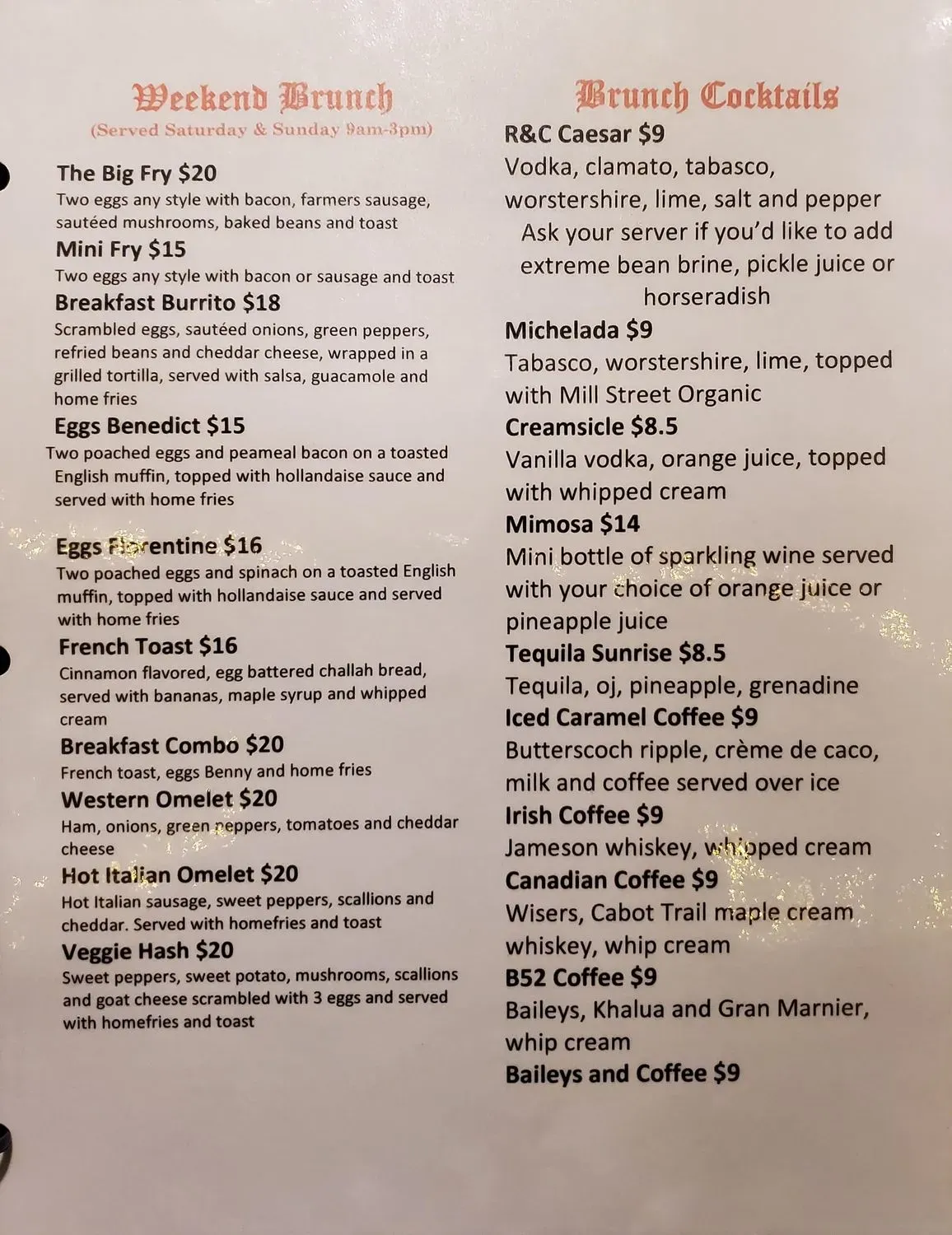 Menu 2